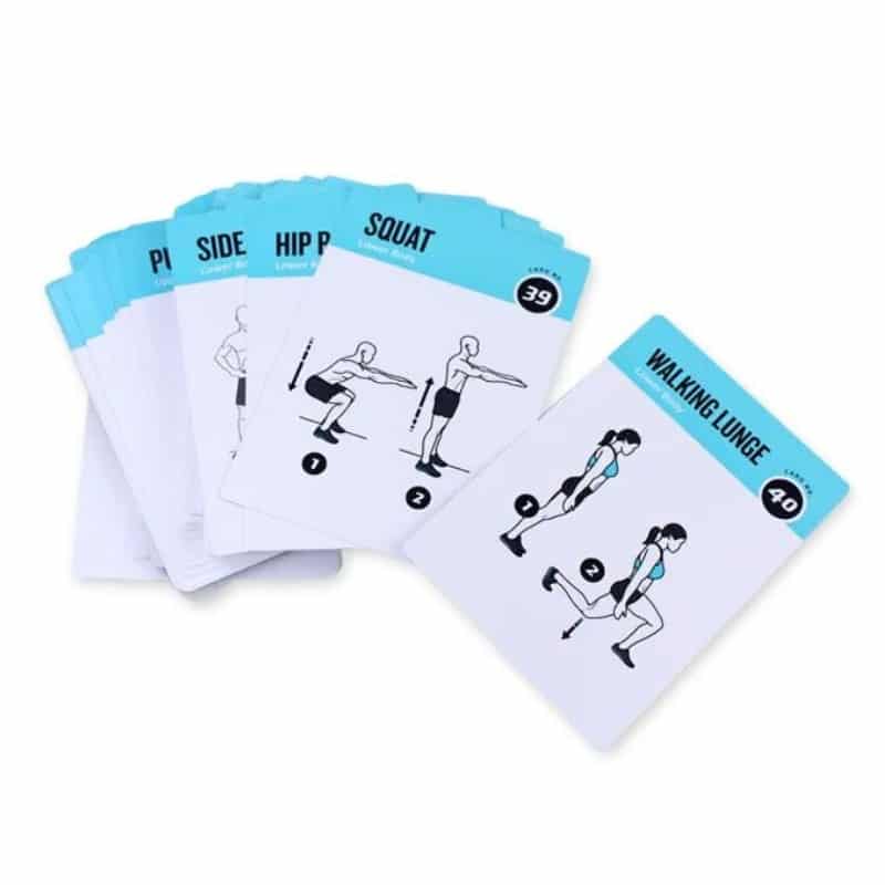 Custom personalized exercise yoga card view 4