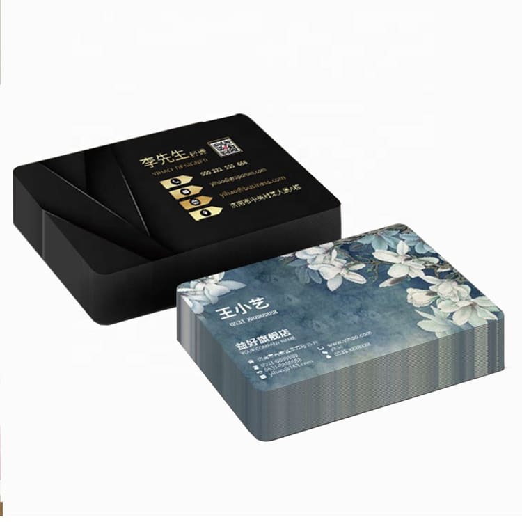 Custom plastic business card — custom card printing