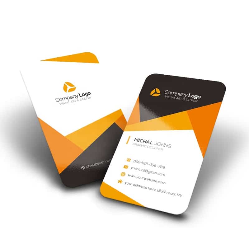 Custom plastic business card view 3