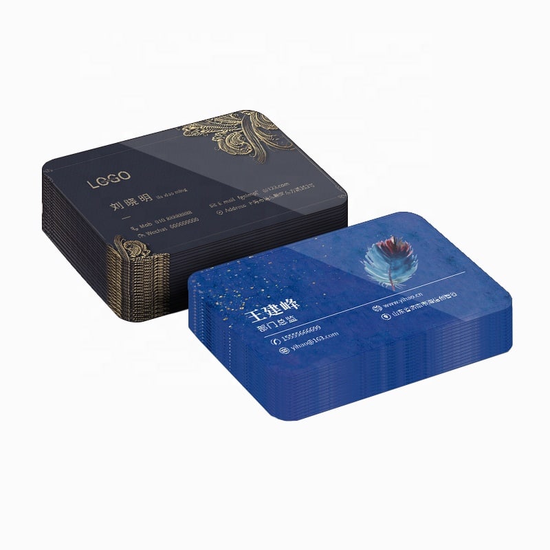 Custom plastic business card view 4