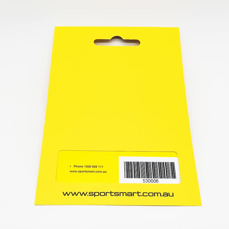 Custom plastic card with card backer view 2