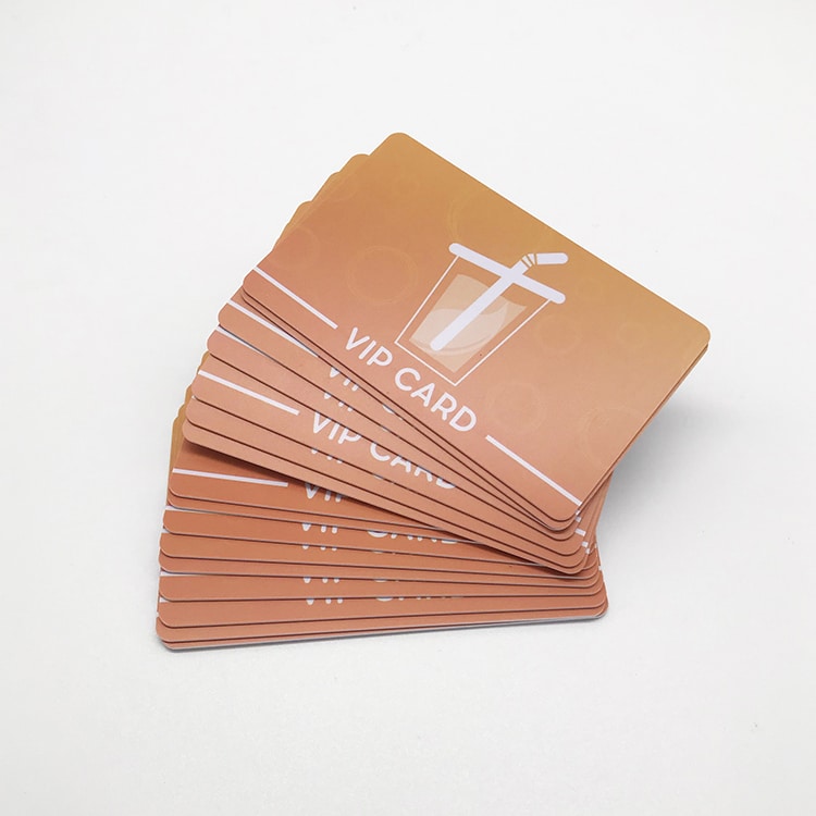 Custom plastic gift card with unique code view 4