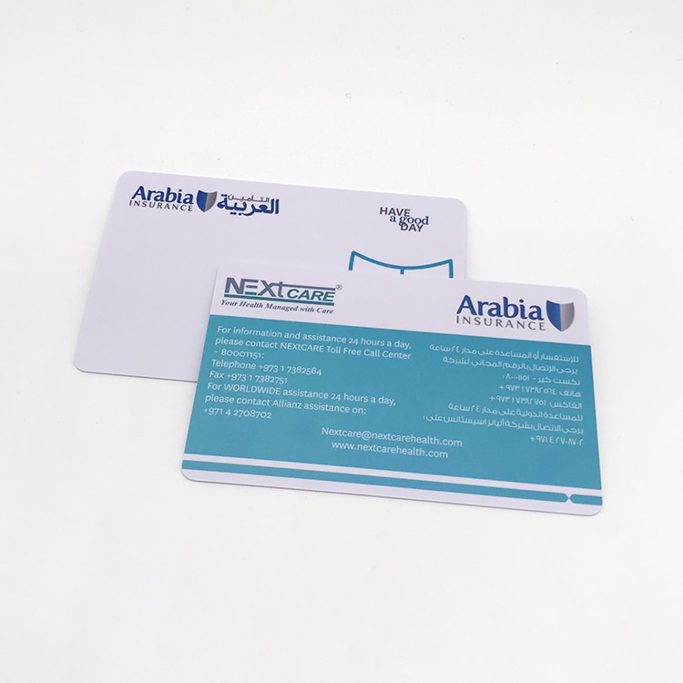 Custom plastic medical insurance card view 4