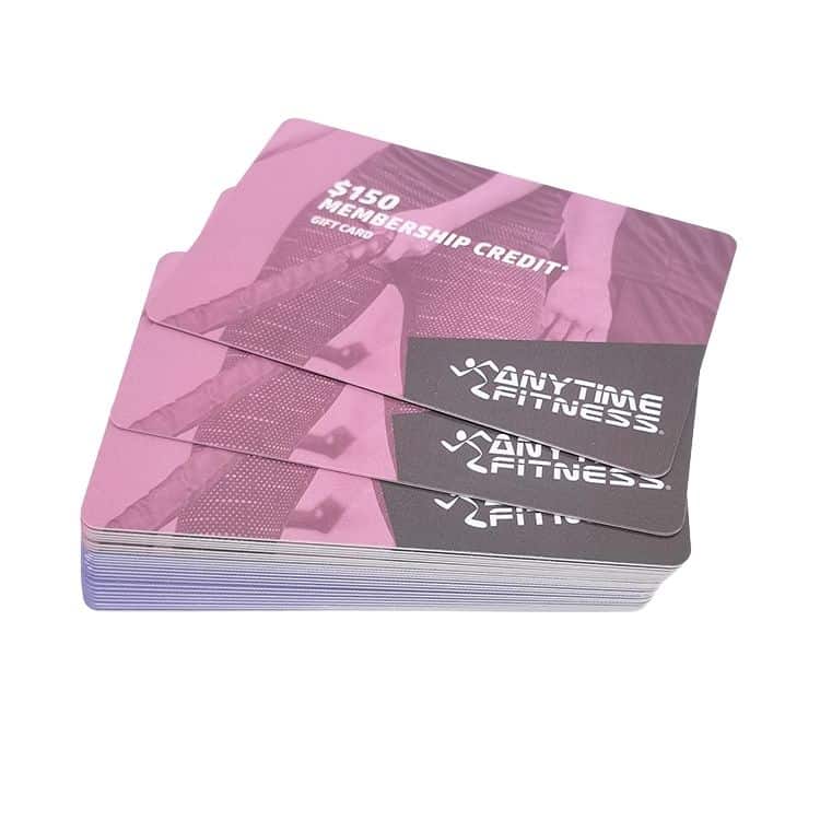 Custom plastic sport clubs GYM  membership card — custom card printing
