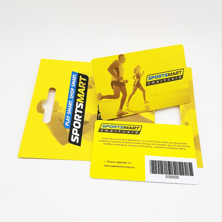 Custom plastic sport clubs GYM  membership card view 4