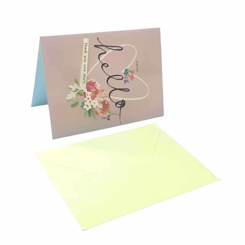 Custom printed anniversary holiday cards view 4