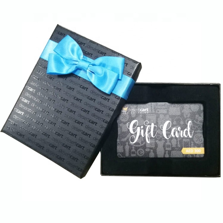 Custom printed matte finish PVC gift card view 4