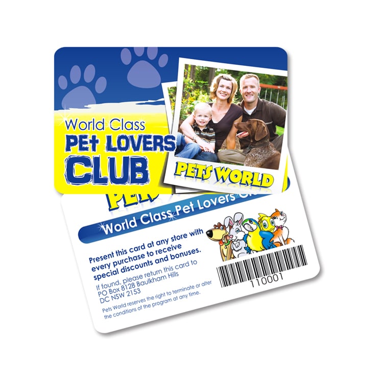 Custom printed pvc barcode plastic gift card view 3