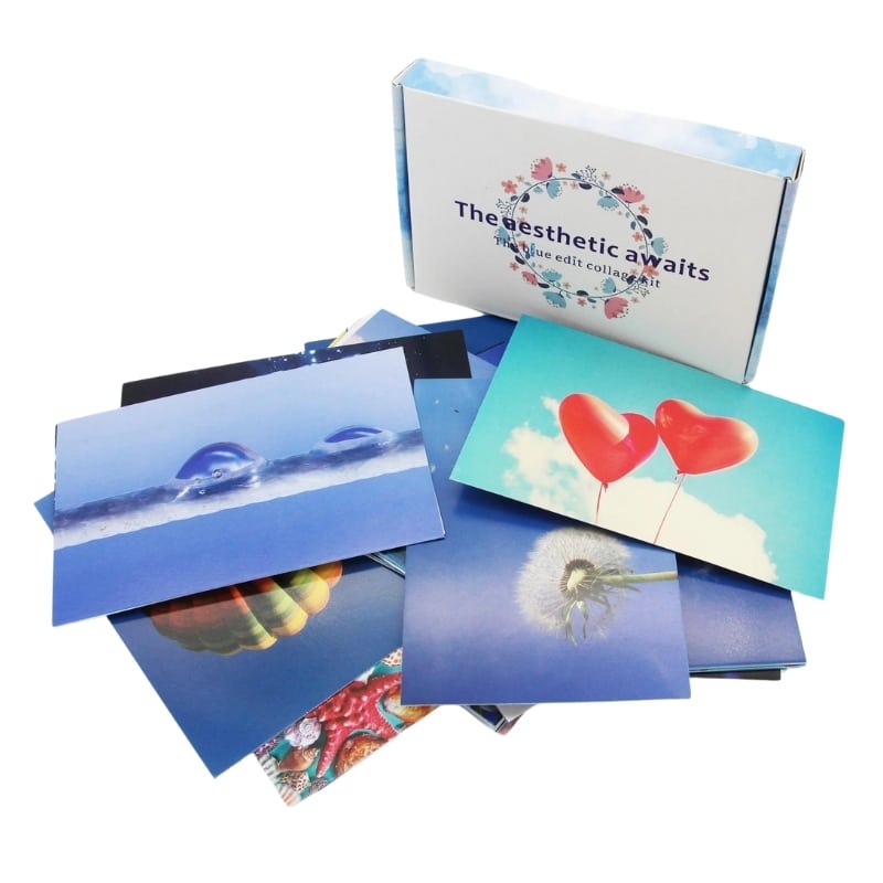 Custom printed recycled paper postcards view 4