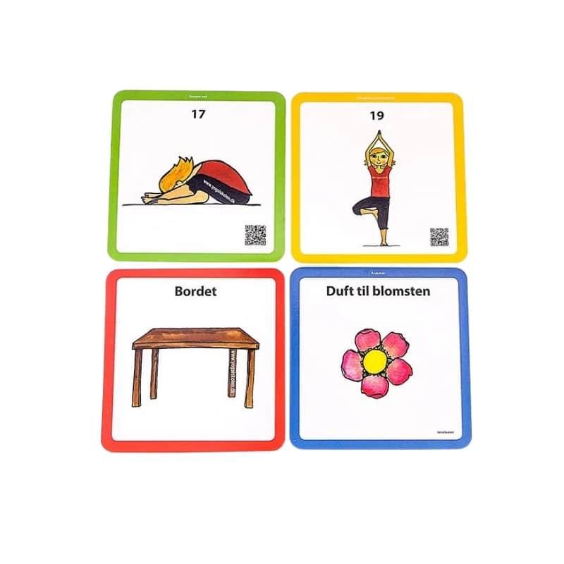 Custom printed yoga kit card view 2