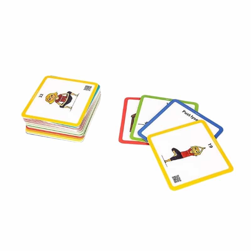 Custom printed yoga kit card view 3