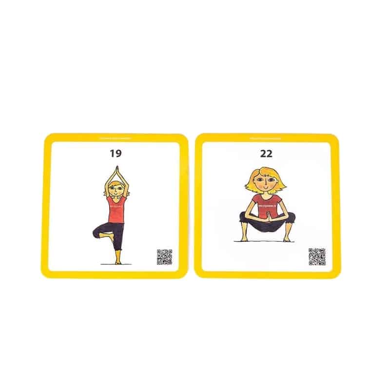 Custom printed yoga kit card view 4