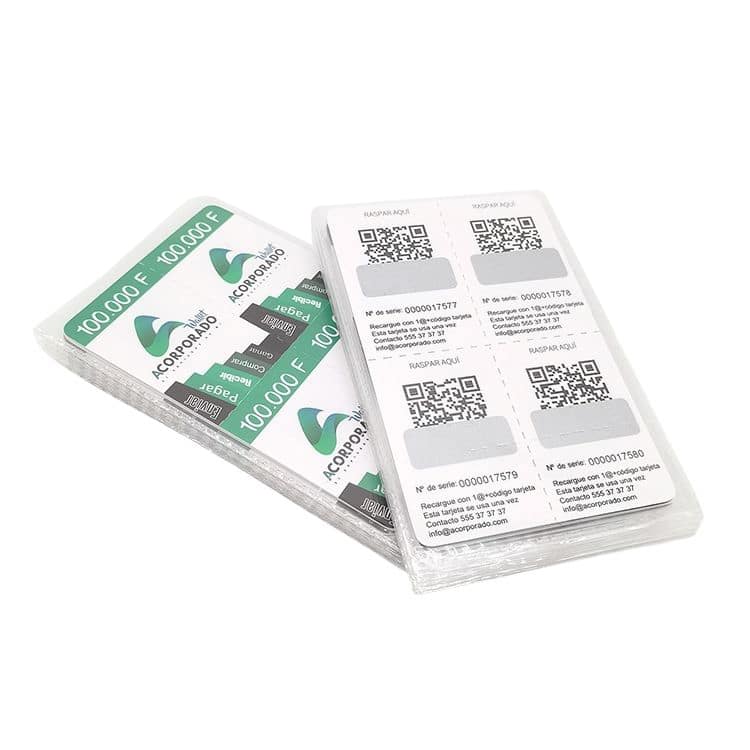 Custom printing Lottery scratch card — custom card printing