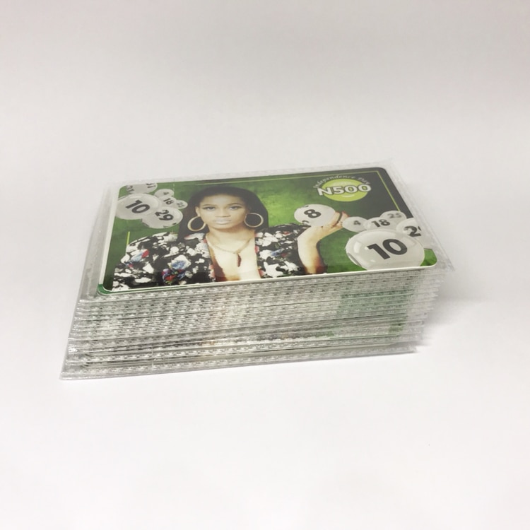 Custom printing Lottery scratch card view 3