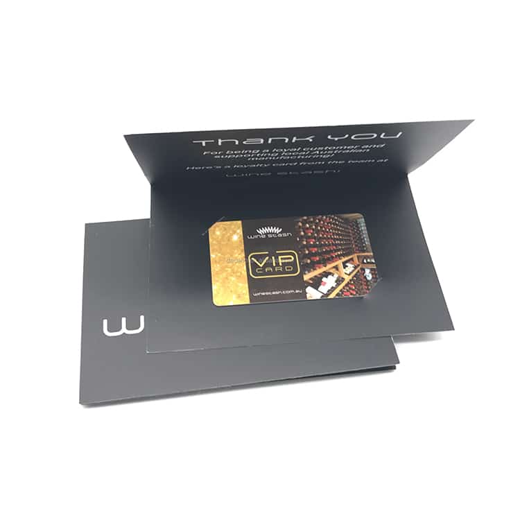 Custom printing Plastic coupon gift card view 3