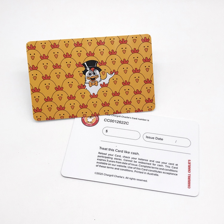 Custom printing Plastic loyalty reward card view 4