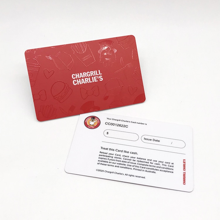Custom promotion Plastic reward gift card view 4