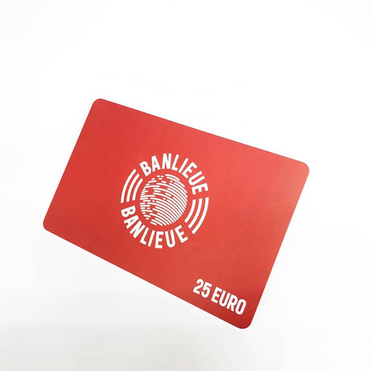 Custom size membership card view 2