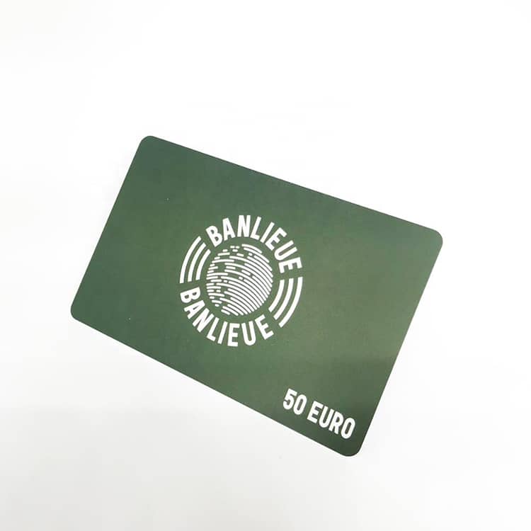 Custom size membership card view 3