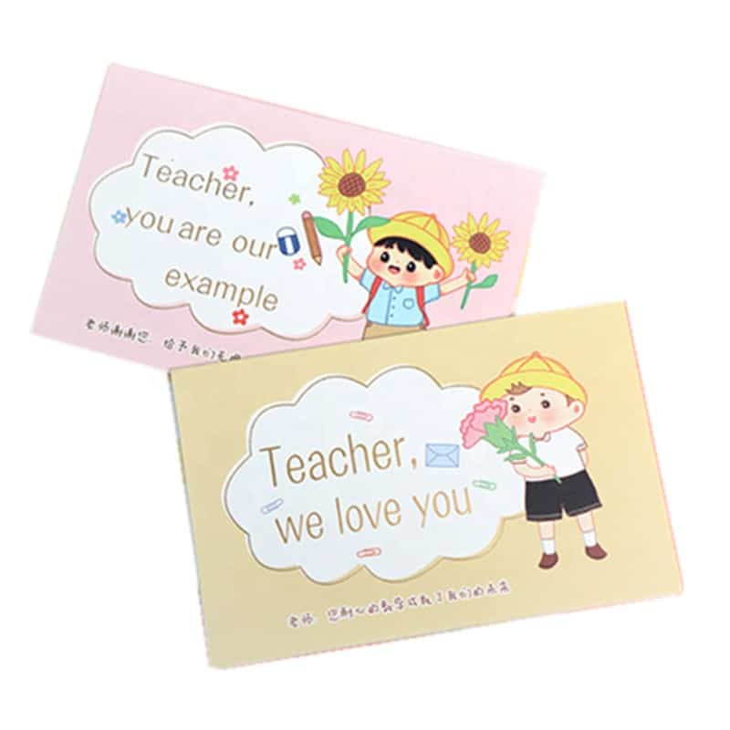 Custom teachers day greeting cards — custom card printing