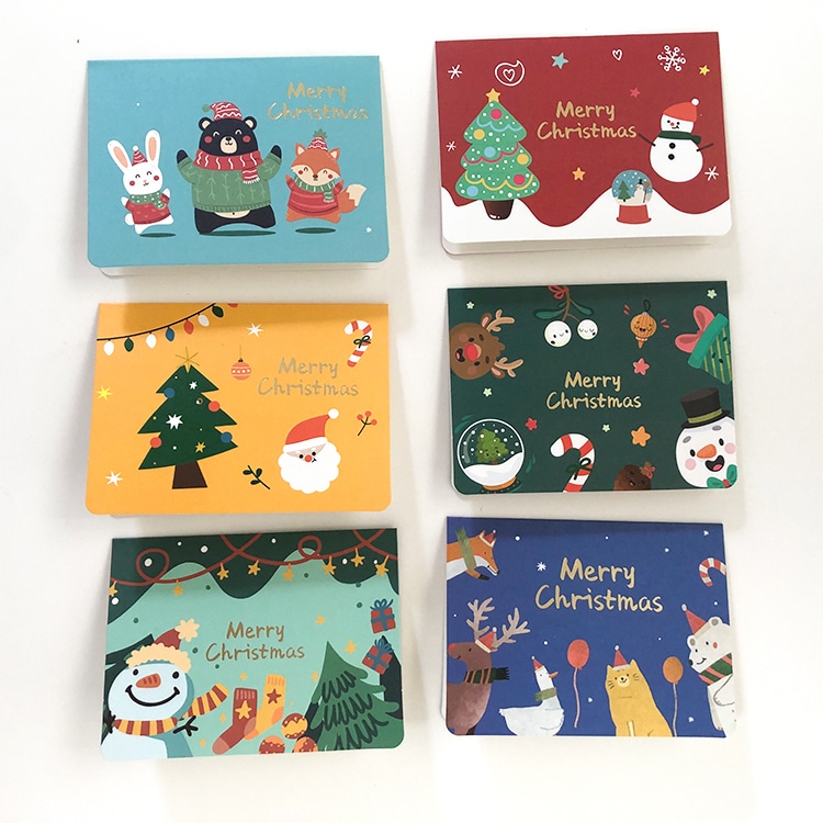 Custom whole set holiday birthday gift greeting card view 3