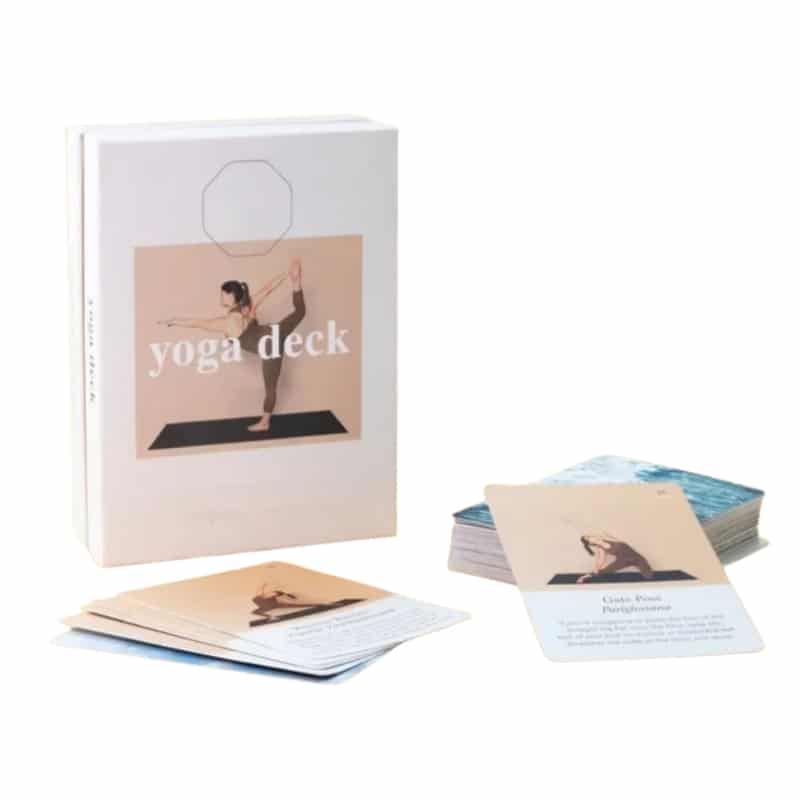 Custom yoga and meditation gift Yoga cards — custom card printing