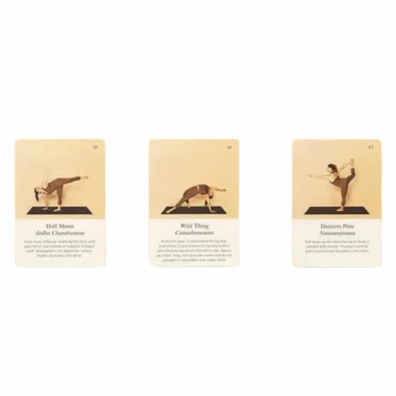 Custom yoga and meditation gift Yoga cards view 3