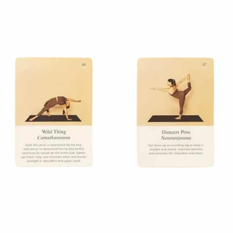 Custom yoga and meditation gift Yoga cards view 4