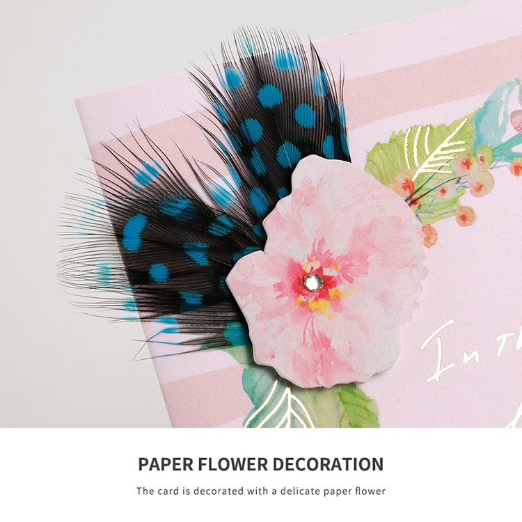 Customised Flowers Gold Foil Happy Mothers Day Greeting Cards view 3