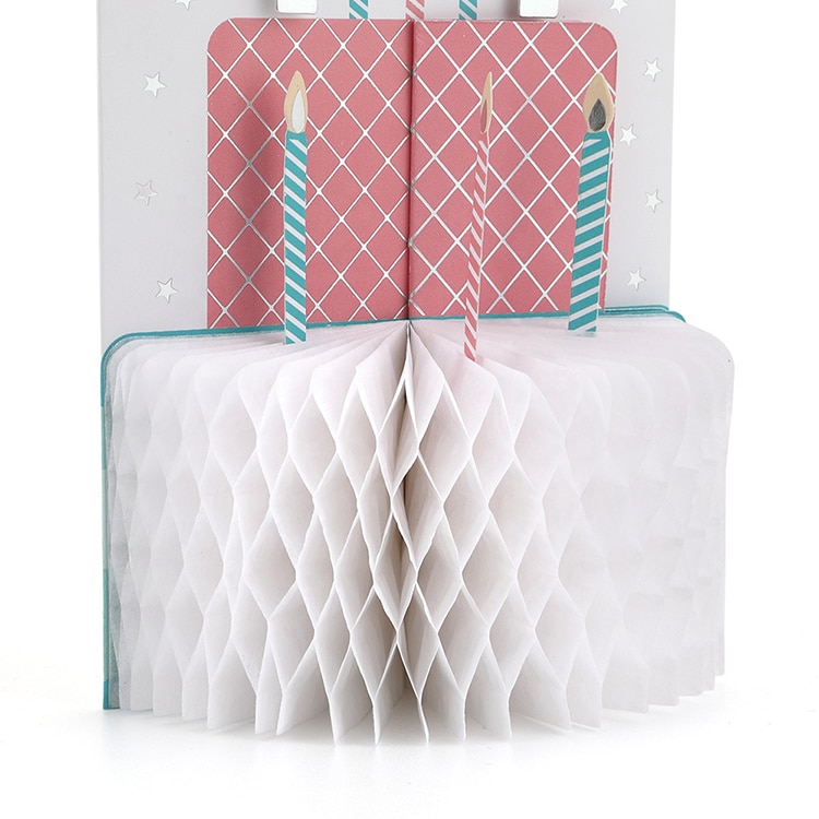 Customization 3D Pop-up Pop Up Happy Birthday Greeting Cards view 3