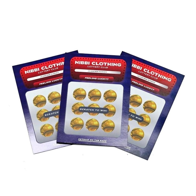 Customize personalized scratch cards — custom card printing
