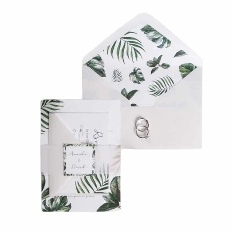 Customize simple invitation cards view 3