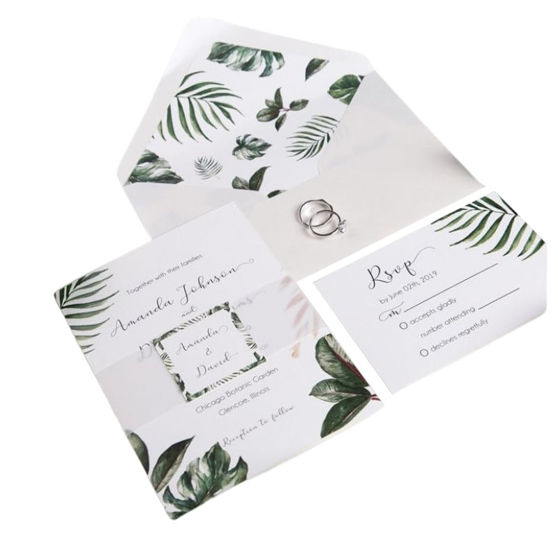 Customize simple invitation cards view 4