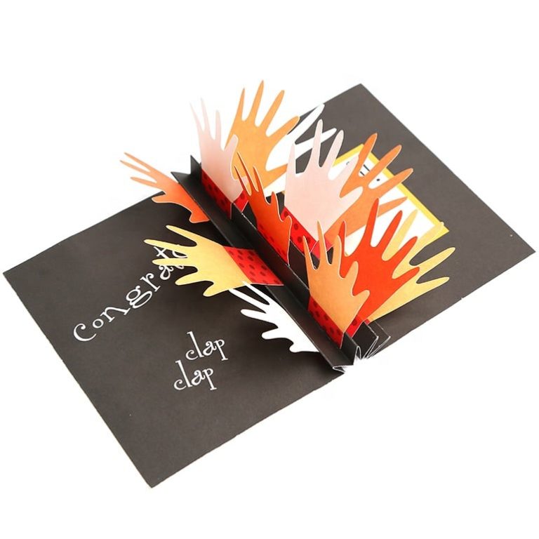 Customized Celebrate 3D Pop up Cards — custom card printing