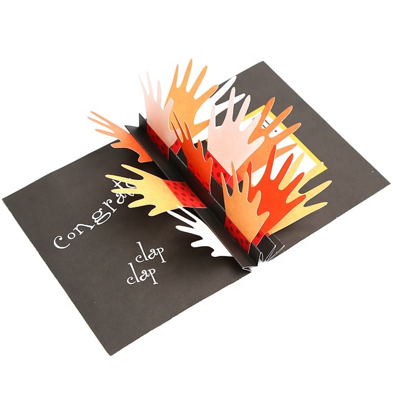 Customized Celebrate 3D Pop up Cards — custom card printing