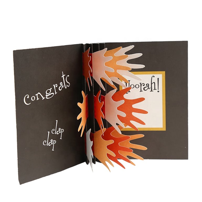 Customized Celebrate 3D Pop up Cards view 3