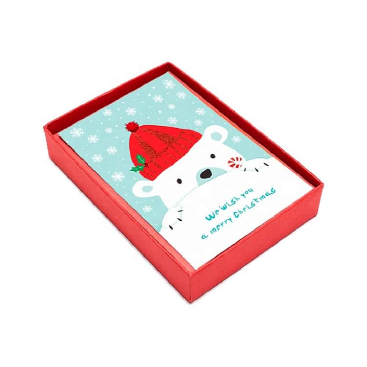 Customized Christmas Greeting Cards with Envelope — custom card printing