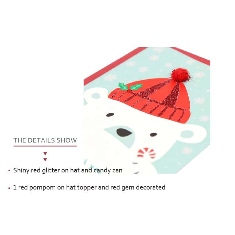 Customized Christmas Greeting Cards with Envelope view 3
