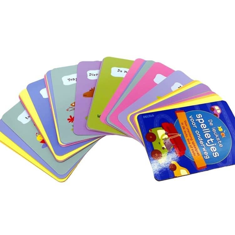 Customized Colorful Flash cards — custom card printing