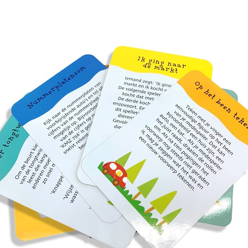 Customized Colorful Flash cards view 2