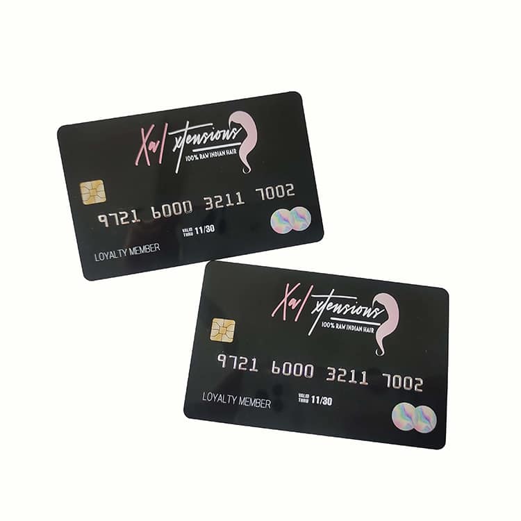 Customized Credit Card Size Pvc Plastic Gift Card — custom card printing
