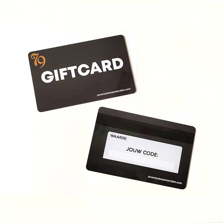 Customized Credit Card Size Pvc Plastic Gift Card view 4