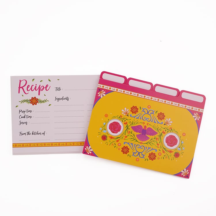 Customized Double Sided printing Recipe Card view 3