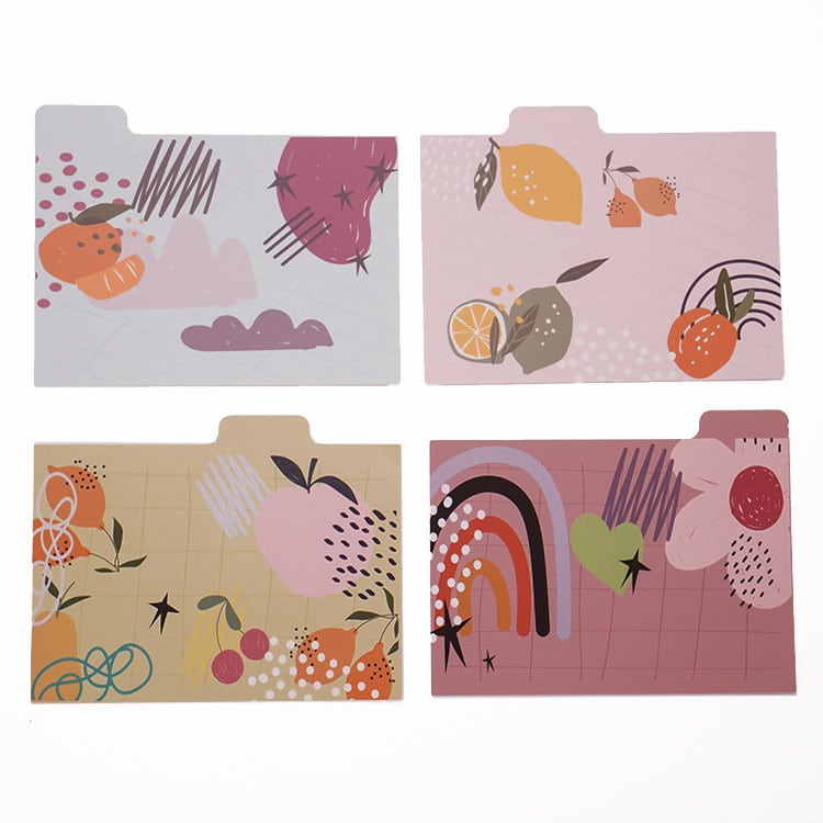 Customized Double Sided printing Recipe Card view 4