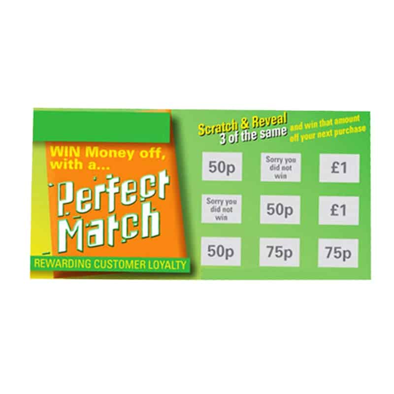 Customized Games Scratch Off Card view 3