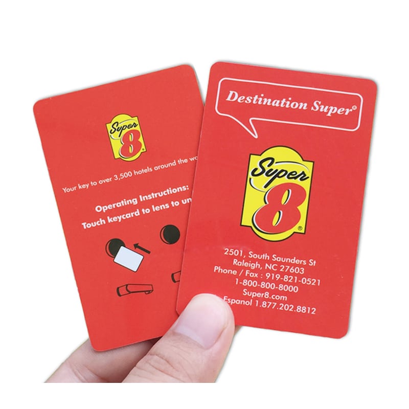 Customized Hotel Room Electronic Lock RFID Smart IC Card view 3