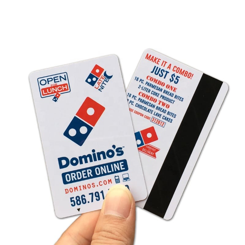 Customized PVC magnetic stripe hotel key card view 3