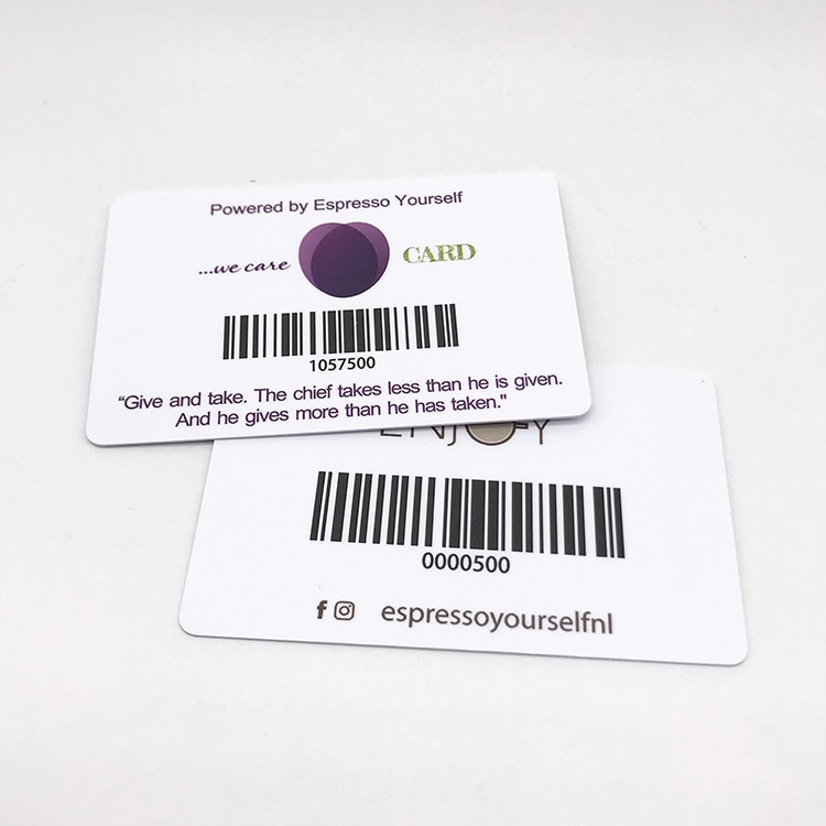 Customized Plastic Loyalty card view 3