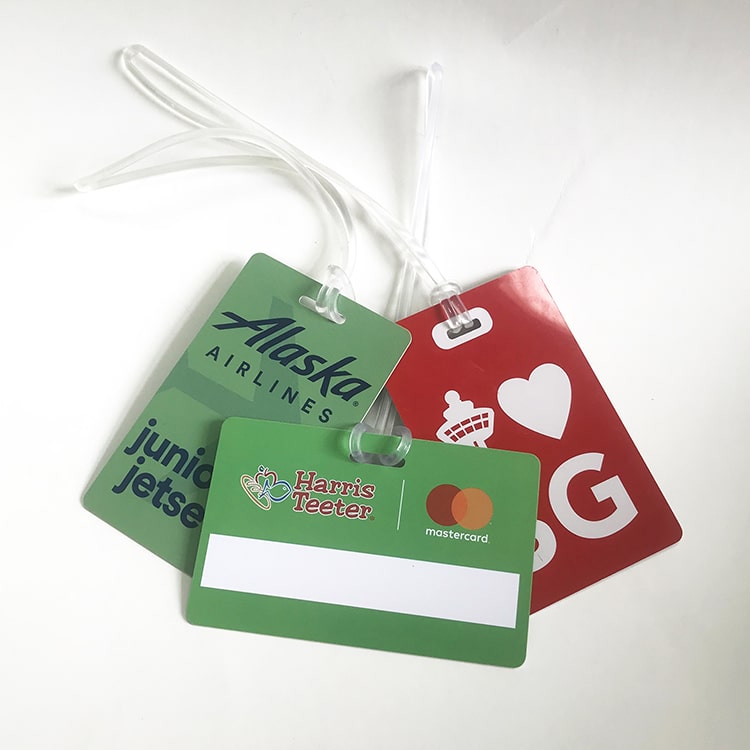 Customized Plastic luggage card view 4