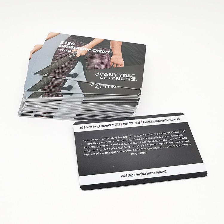 Customized Plastic membership card view 2